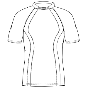 Fashion sewing patterns for Cyclist T-Shirt 2938